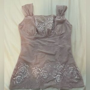 Vintage lace top
